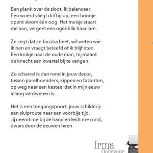 Gedicht Irma Ooijevaar