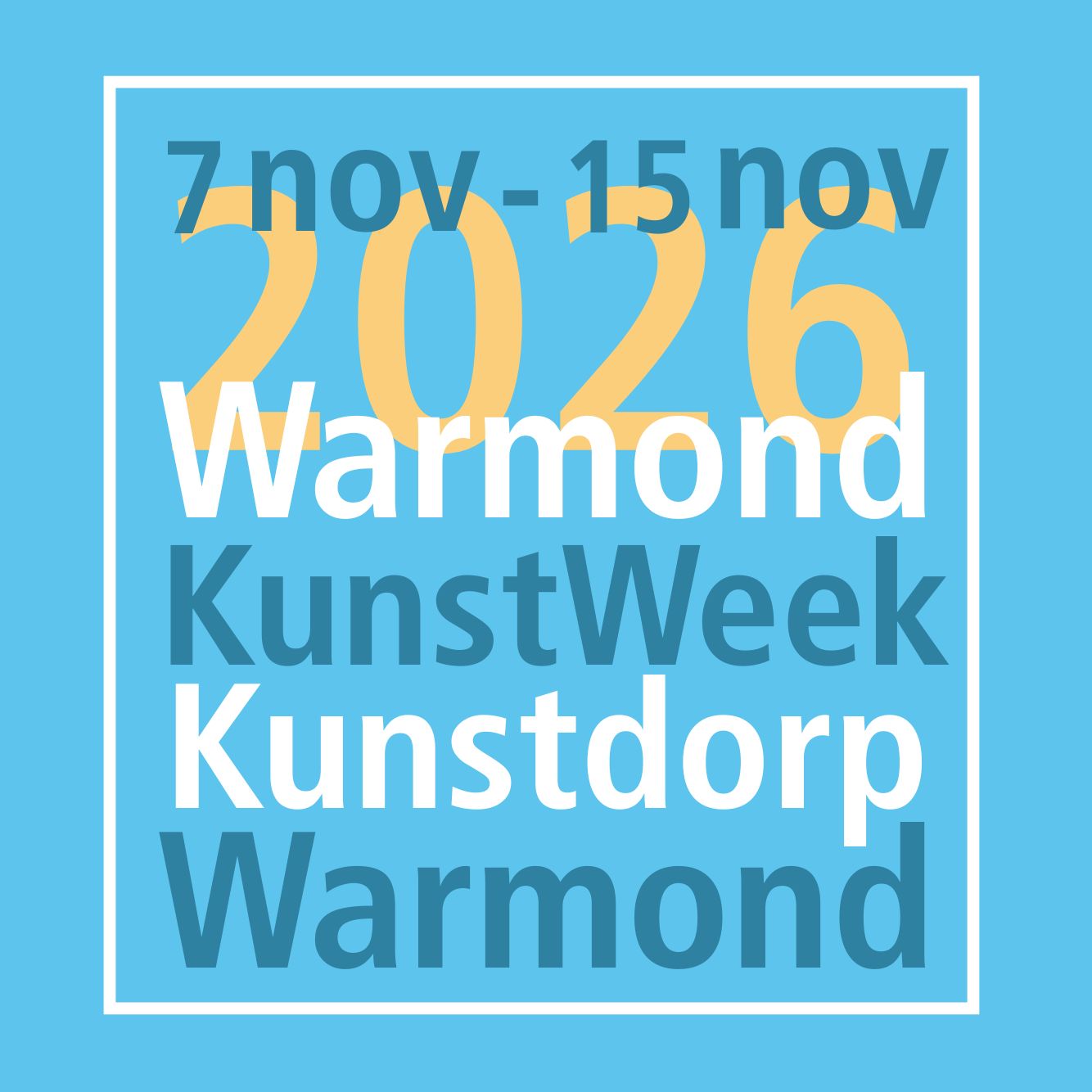 Logo Kunstweek Warmond 2026